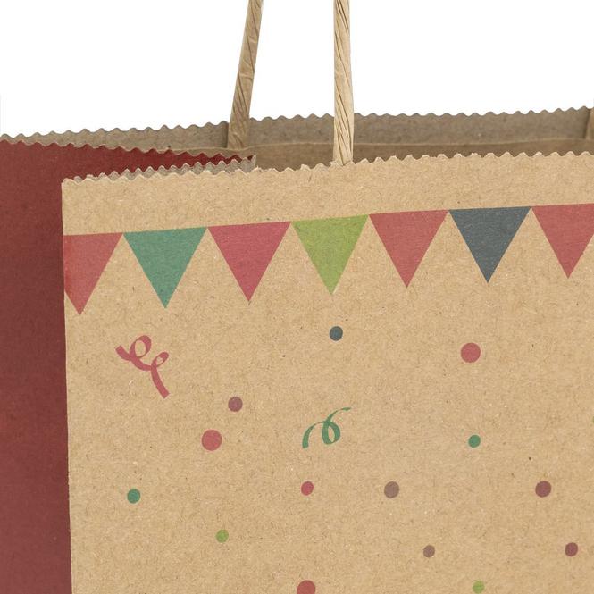 Thumbnail - Idena, Geschenkverpackung, Geschenktasche M B-Day 18x10x27cm FSC-Mix (Geschenktüte)