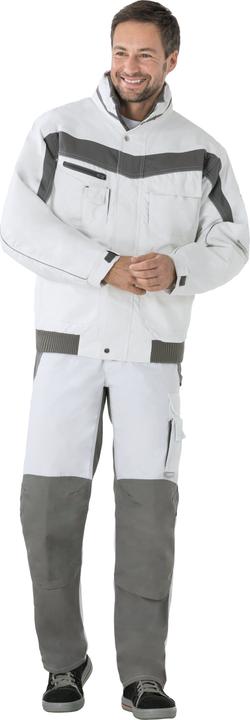 Produktbild Planam unisex Arbeitsjacke PLALINE weiss, zink Grösse M (M)