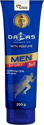 Produktbild Dalas Dalasmen 3 In 1 Duschgel für Gesicht, Körper und Haar Sport 200ml (200 ml)