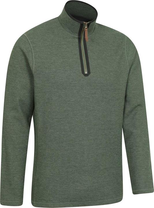 Actual product image Mountain Warehouse Mens Beta Contrast Zip Top (XS)