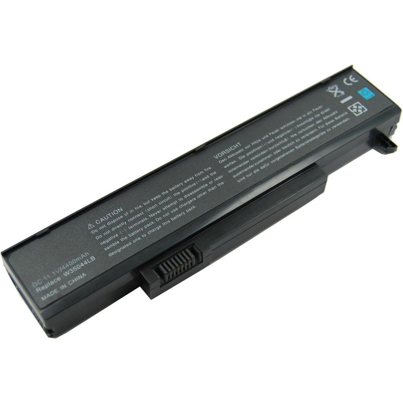 CoreParts Laptop Battery for Gateway (6 Zellen, 4400 mAh), Notebook Akku, Schwarz
