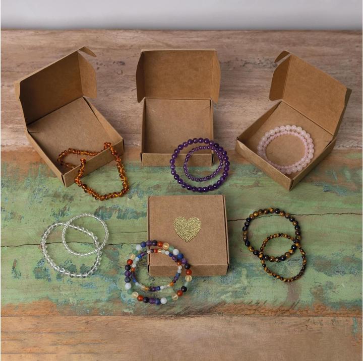 Immagine prodotto Rigi energy by ZEWI Set di braccialetti Chakra (9 cm)
