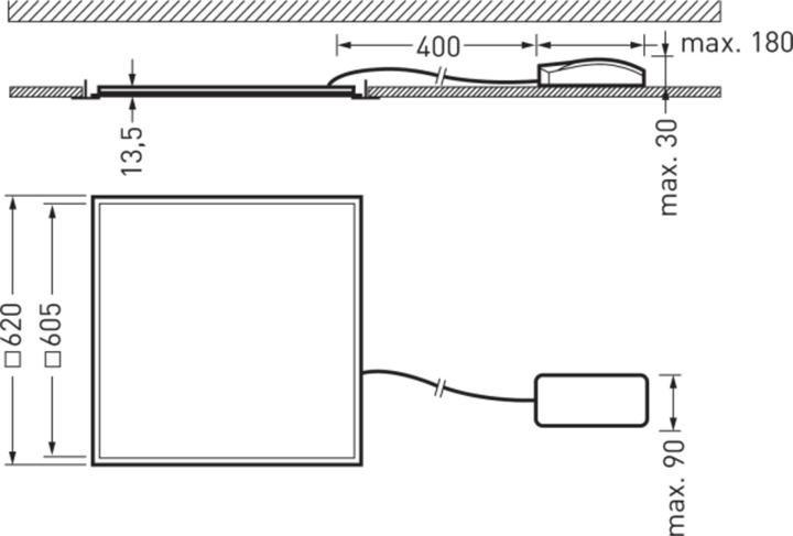 Image du produit Trilux Lampe LED à encastrer dans la baignoire Valineo G3 #7569951 (4000 lm)