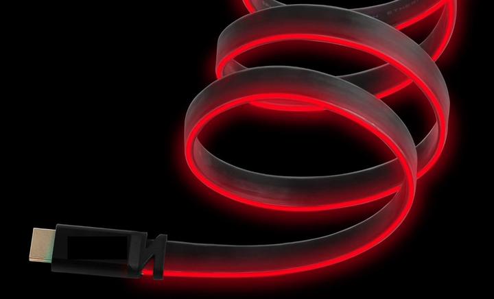 Actual product image Oniverse - Hdmi Led Cable 8K - Red (2 m)