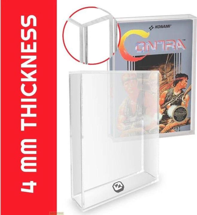 Actual product image Evoretro Acrylic case 2-pack for NES games (DSi XL)