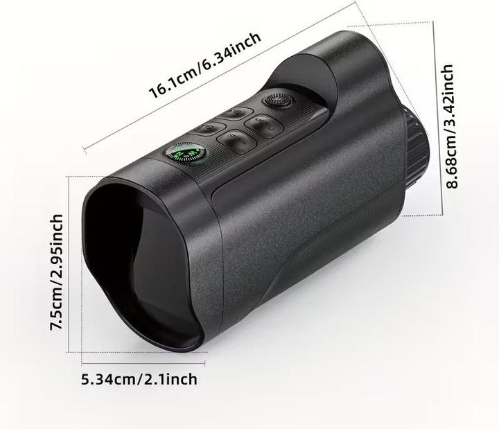 Produktbild PhoneLook 10x Zoom Monokular HD Nachtsicht 800m Infrarot 5W Starlight Foto/Video USB Wiederaufladbar