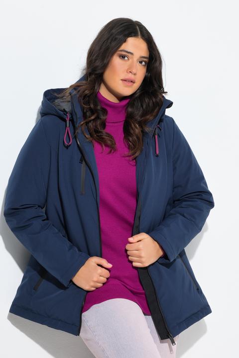 Produktbild Ulla Popken HYPRAR Funktionsjacke, wasserabweisend, Kapuze (62)