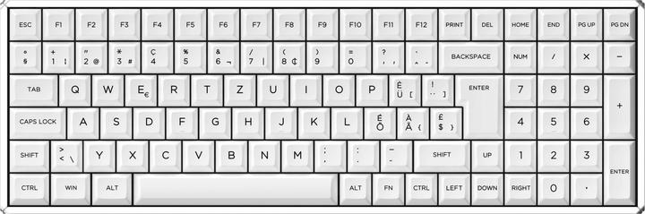 Iqunix F96 KAT (CH, Filaire, Sans fil)