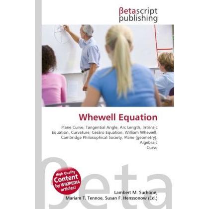 Whewell Equation, Schulbücher von Susan F. Marseken, Lambert M. Surhone, Miriam T. Timpledon