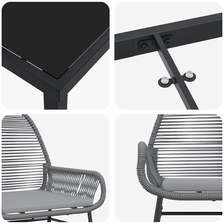 Produktbild vidaXL Gartenmöbel Set (140 x 80 x 73 cm)