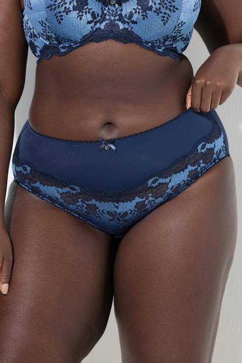 Produktbild Ulla Popken Midislip, Spitzeneinsatz, Mikrofaser (60, Einzelpack)