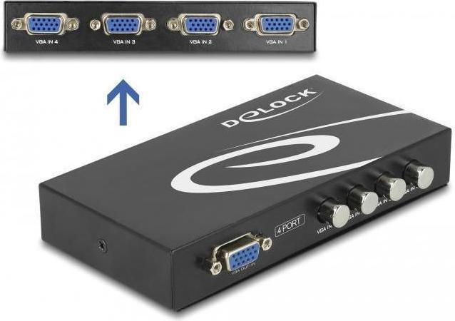 Actual product image Delock 4Port VGA Switchbox