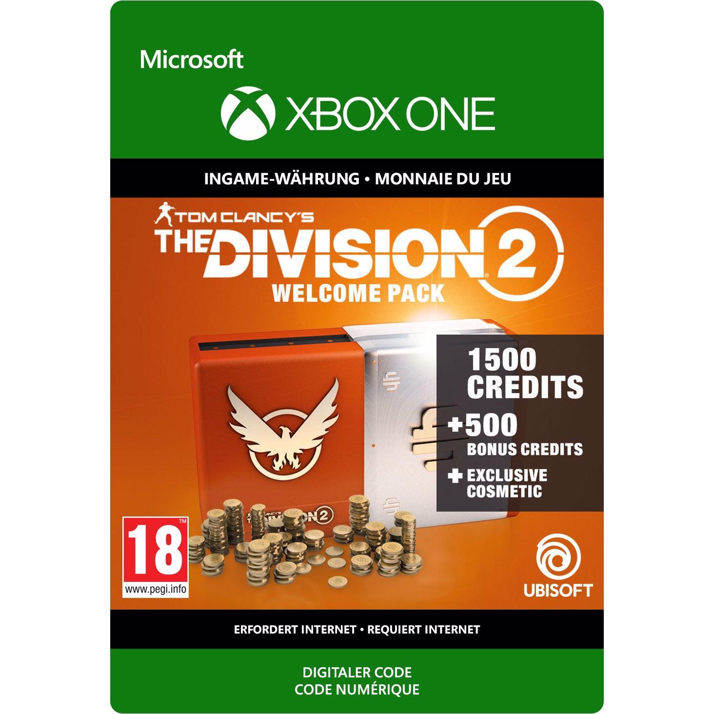Microsoft Tom Clancy's The Division 2: Welcome Pack, Ingame Währung