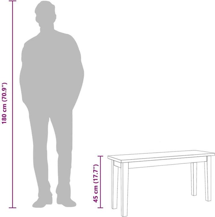 Actual product image VidaXL Mathilde (90 cm)