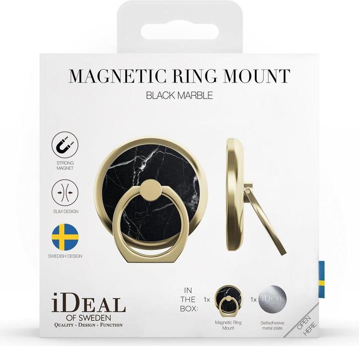 Image du produit iDeal Of Sweden Bague Selfie en marbre noir