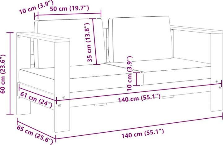 Actual product image vidaXL Aldous