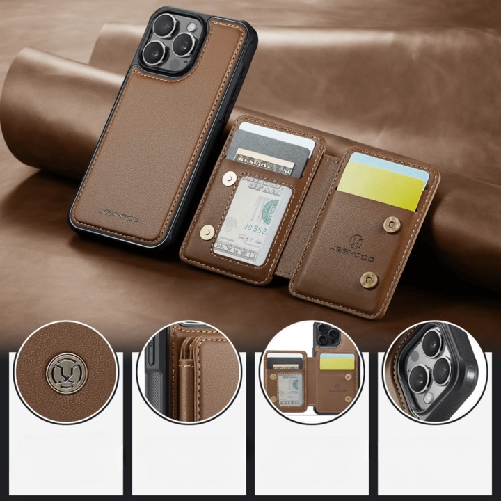 Produktbild Cover-Discount iPhone 16 Pro Max - 2-in-1 Backcover mit Kreditkarten-Etui (Apple iPhone 16 Pro Max)