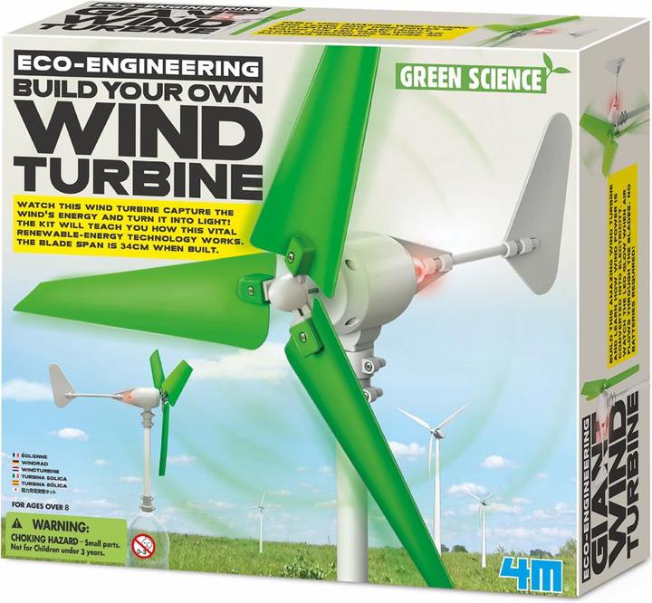 Actual product image 4M Build your own Wind Turbine