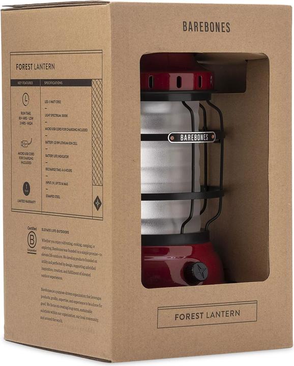 Actual product image Barebones Lantern FOREST