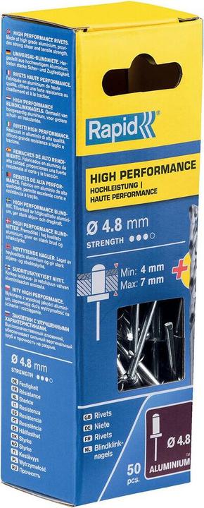 Produktbild Rapid Universal Blindniete Ø 4,8 x 10 mm