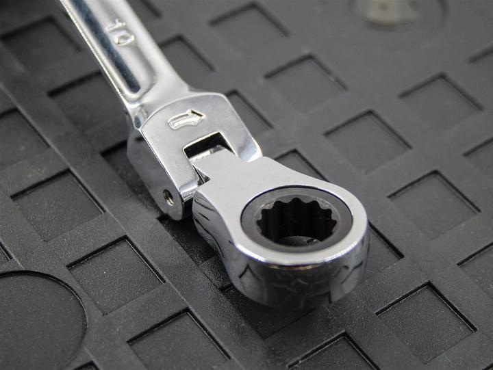 Actual product image Faithfull Flex Head Ratchet Combination Spanner