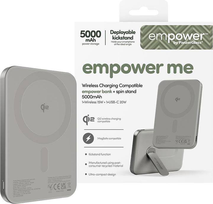 Immagine prodotto PanzerGlass banco di rotazione per l'empowerment (5000 mAh, 20 W, 18.50 Wh)