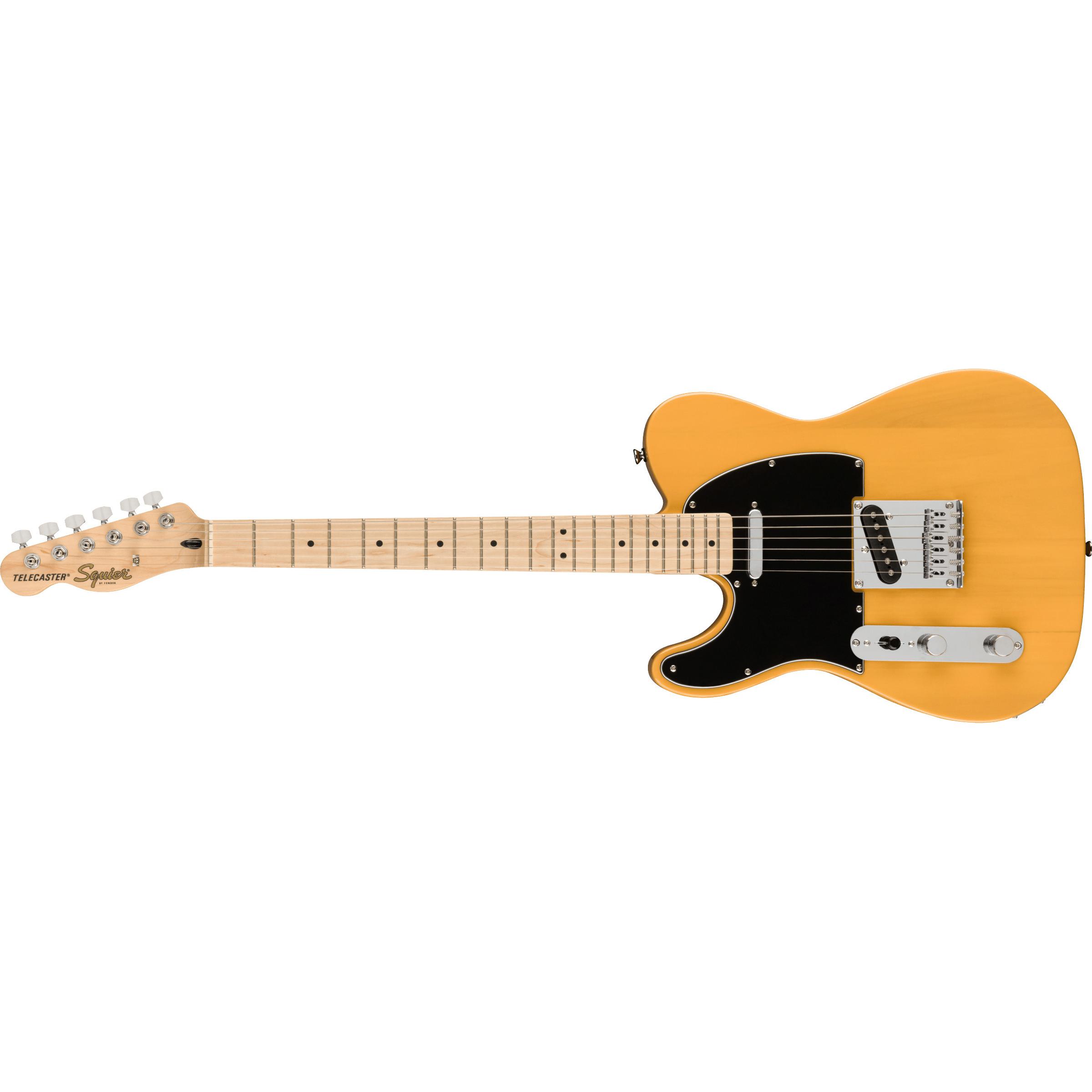 Squier Affinity Series Telecaster LH Butterscotch Blonde MN chitarra elettrica mancina (Chitarra elettrica, Acero), Chitarra, Oro