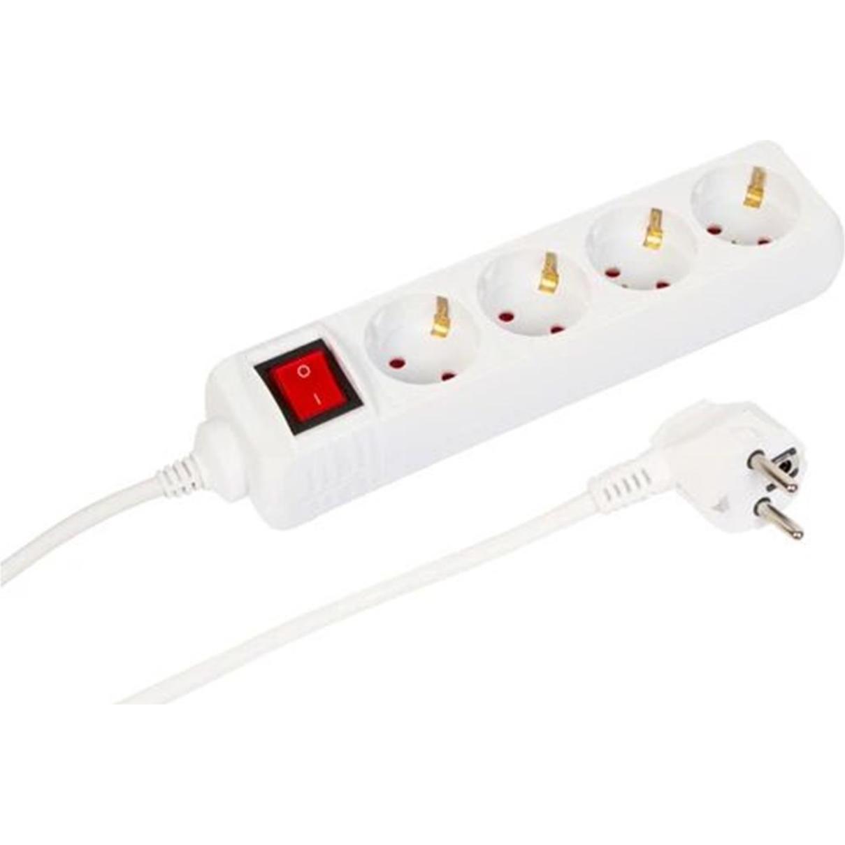 MicroConnect, Steckdosenleiste, Schuko Power Strip (4 x, CEE 7/3, 1.50 m)