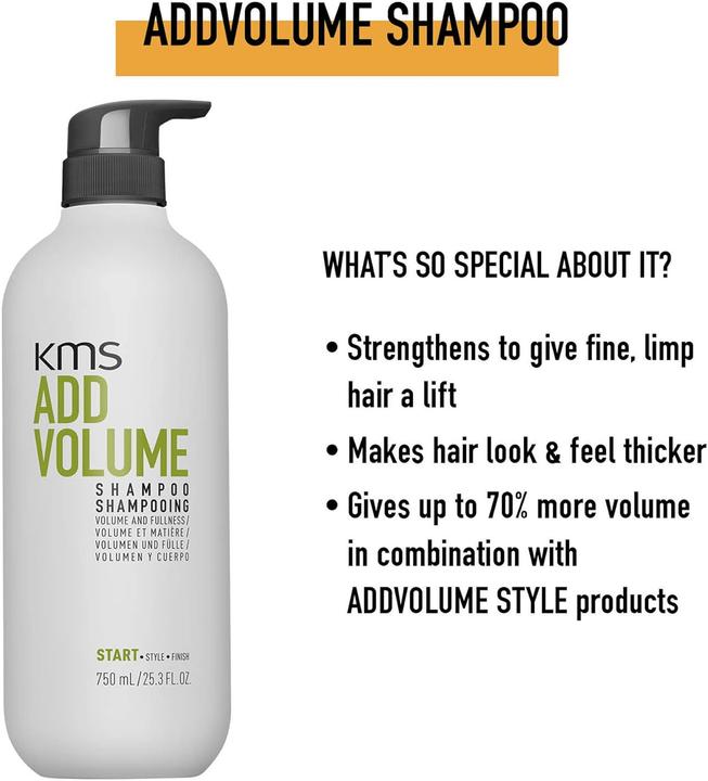 Immagine prodotto KMS California Shampoo Addvolume (750 ml, Shampoo liquido)