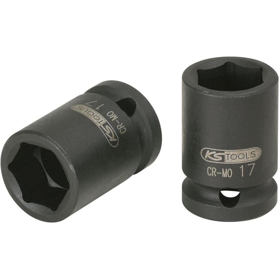 KS Tools, Steckschlüssel + Stecknuss, 1/2 Sechskant-Kraft-Stecknuss. kurz. 16mm 515.101 (16 mm)