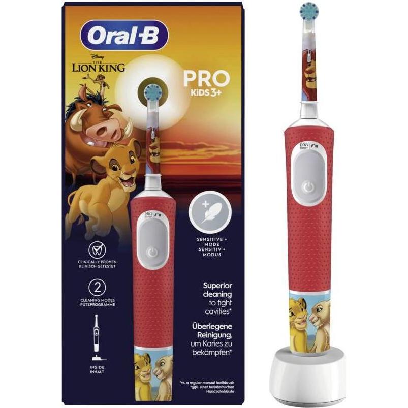 Thumbnail - Oral-B, Elektrische Zahnbürste, Pro Kids König der Löwen (Oszillierende Zahnbürste)