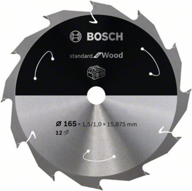 Productafbeelding Bosch Professional Zubehör Cirkelzaagblad Standaard voor hout, 165x1,5/1x30, 24 tanden
