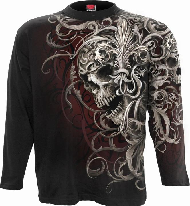 Produktbild Spiral Skull Shoulder Wrap TShirt Langärmlig (S)