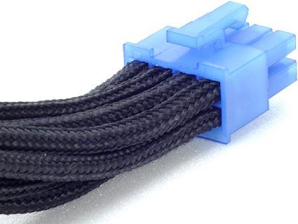 Actual product image Silverstone 6+2 PCIe cables for modular power supplies