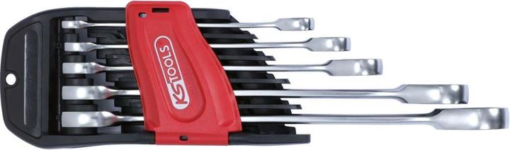Produktbild KS Tools DUO GEARplus Ratschenringmaulschlüssel-Satz mit Maul-Ratschenfunktion, 5-tlg (19 mm)
