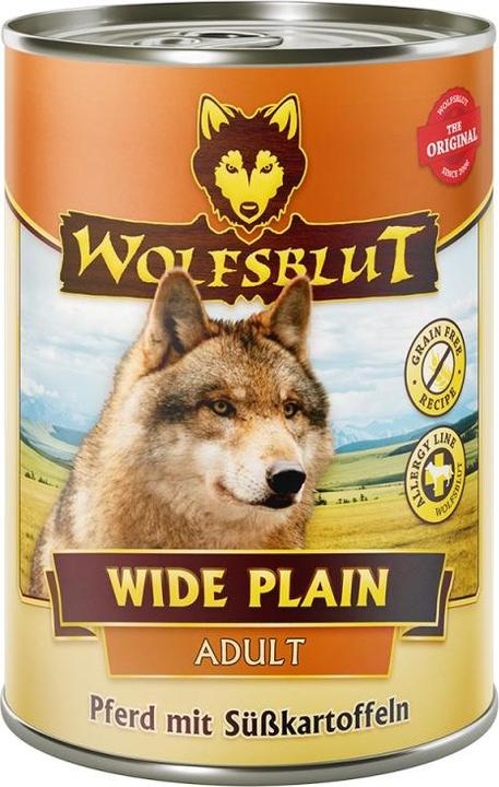 Produktbild Wolfsblut Pferd mit Süsskartoffel (6x395g) (Adult, 6 Stk., 2370 g)