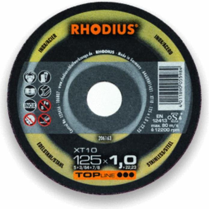 Rhodius, Sägeblatt, Extradünne Trennscheibe gerade XT10 Ø 180 x 1,5 x 22,23mm