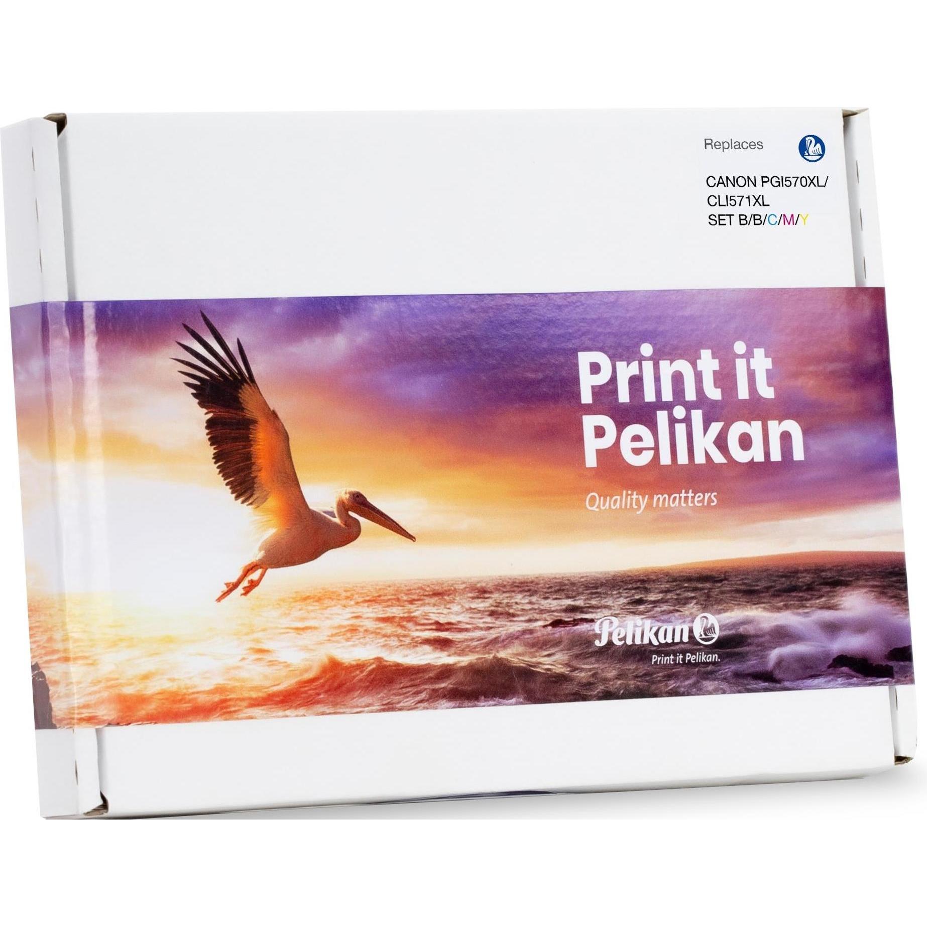 Pelikan, Druckerpatrone, 570XL (M, BK, C, Y)