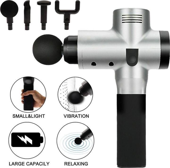 Image du produit PhoneLook Massage Gun Premium Pistolet de massage électronique professionnel pour relaxation musculaire incl.