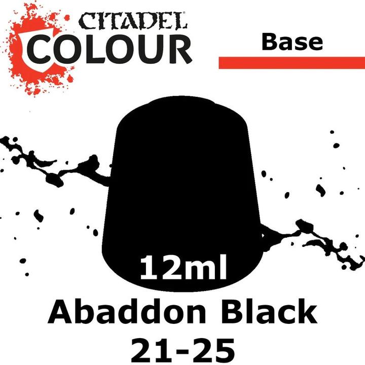 Image du produit Games Workshop Base - black abaddon (Matières plastiques)