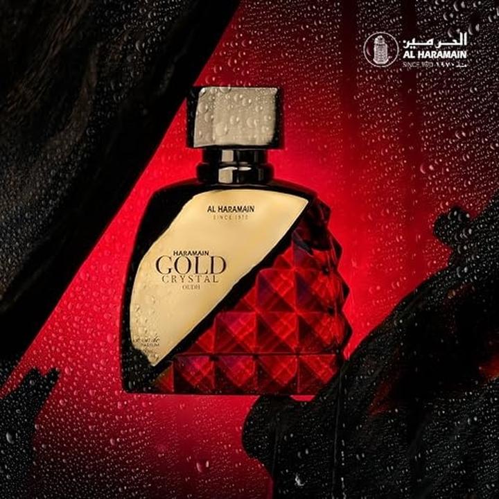 Actual product image Al Haramain Gold Crystal Oudh PAR U 100 ml (Extrait De Parfum, 100 ml)