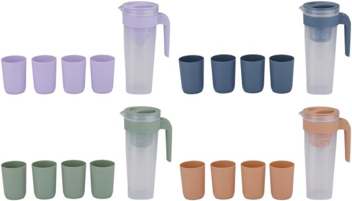 Image du produit alpina Jug 1L with 4 cups 250 ml 4ass (0.25 l)