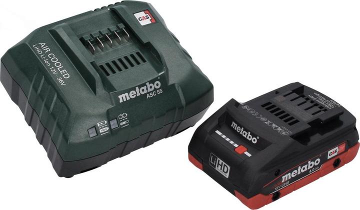 Actual product image Metabo W 18 L 9-125 Battery angle grinder 18 V 125 mm + 1x battery 4.0 Ah + charger + metaBOX (125 mm)