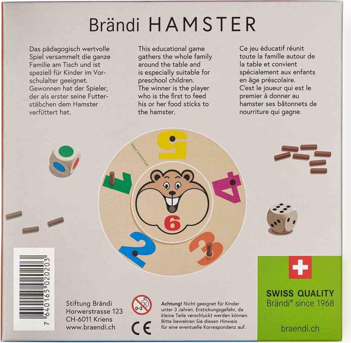 Produktbild Brändi Hamster (Deutsch, 2 - 5 Spieler)