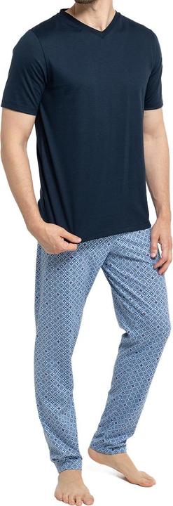 Produktbild Seidensticker Single Jersey Schlafanzug lang - kurzarm (56, XXL)