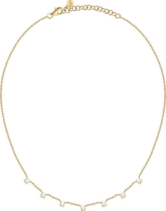 Actual product image Morellato - Gold-plated women's necklace with cubic zirconia Tesori SAIW309 (Silver 925)