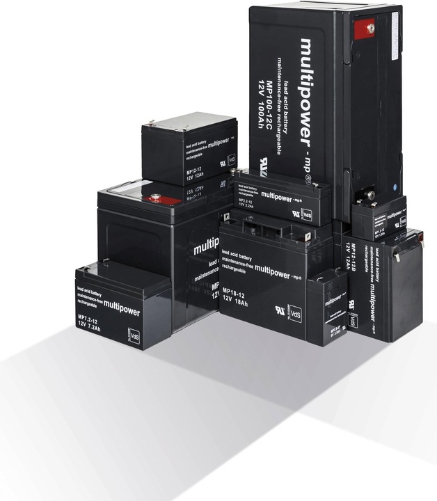Actual product image Multipower Bleiakku 6V / 12Ah (6 V, 12000 mAh)