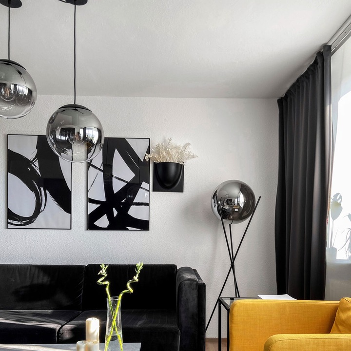 Produktbild s.luce Sphere Glas-Stehlampe 40cm (E27)