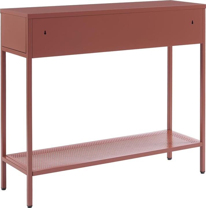 Pantone Konsole Metall terracotta 100cm (30 x 30 x 85 cm)