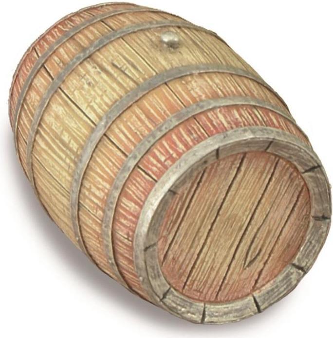 Actual product image Reutter 001.857/0 - Wine Barrel, empty, miniature (5 x 5 x 7 cm)